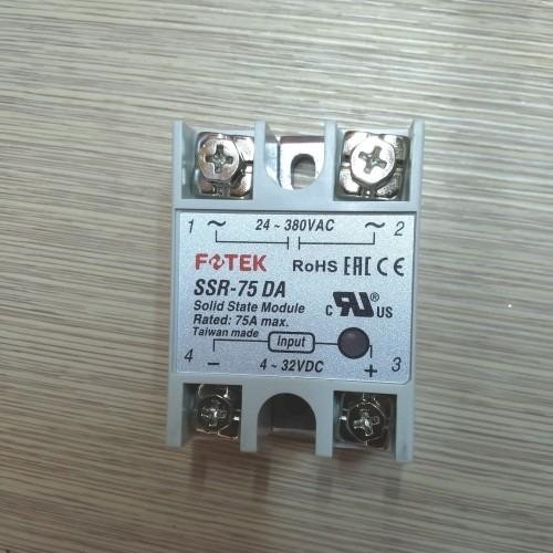Jual SOLID STATE RELAY FOTEK SSR-75 DA / SSR-75DA / 75DA ORI 100% ...