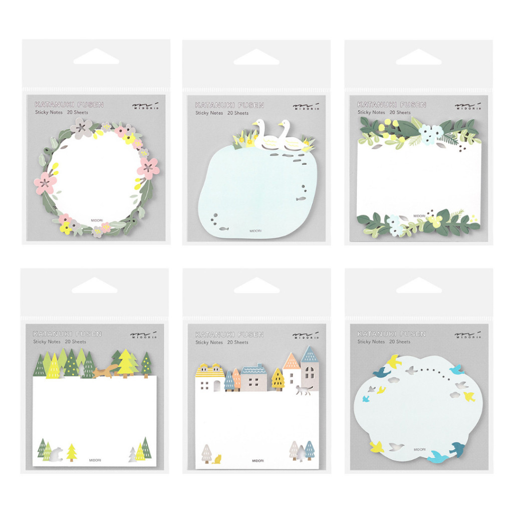 Jual Midori Sticky Note Katanuki Fusen Die Cut Memo Tempel Label Kertas ...