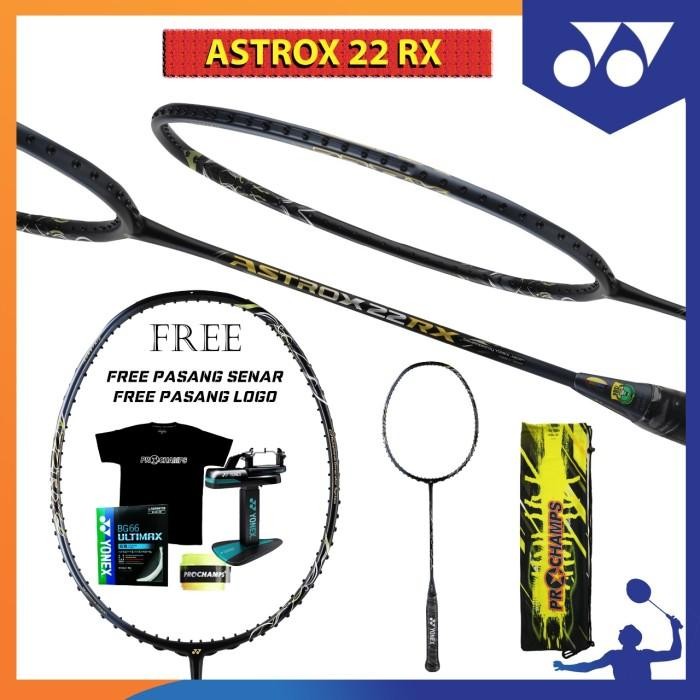 Jual PREMIUM NEW YONEX ASTROX 22RX/22 RX RAKET BADMINTON ORIGINAL-BLACK ...