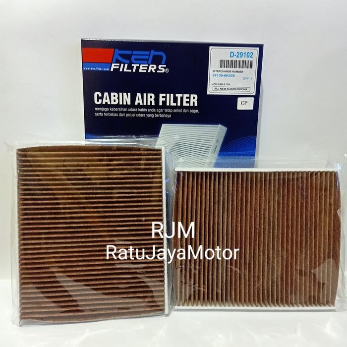 Jual PREMIUM Filter AC Cabin PREMIUM Carbon Brown/COKLAT Toyota Innova ...