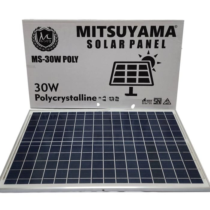 Jual PREMIUM Papan Tenaga Surya 30W MITSUYAMA 30WP Solar Panel Tenaga ...