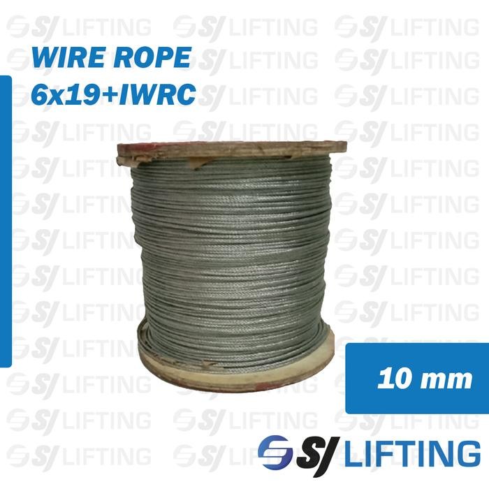 Jual PREMIUM Wire Rope Kawat SLing Full Baja Galvanis 10mm | Shopee ...