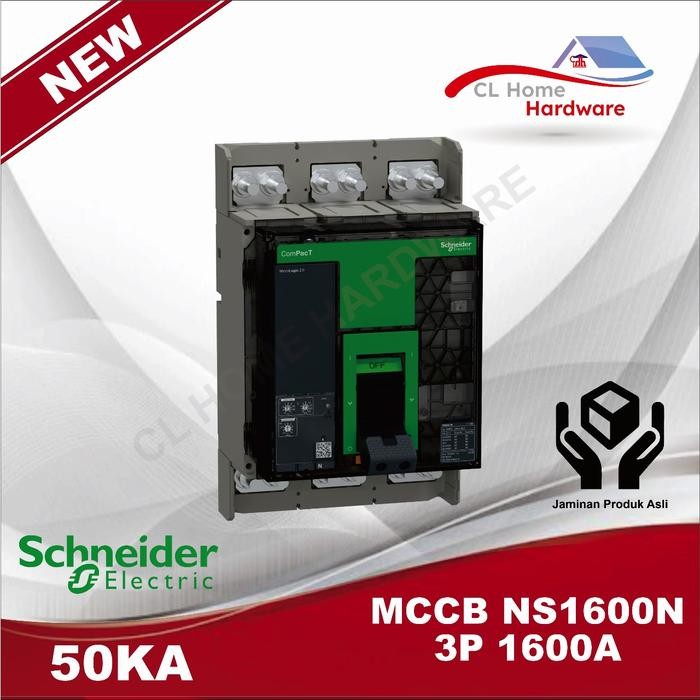 Jual Mccb Ns1600N 3P 1600A 50Ka C160N320Fm Breaker 3 Phase 1600 Ampere ...