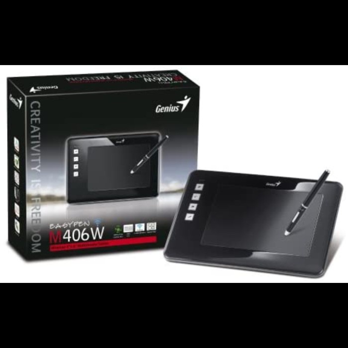 Tablette Graphique Genius Easy Pen M406W – Sans Fil Et Sans Piles, Neuve Sous Emballage