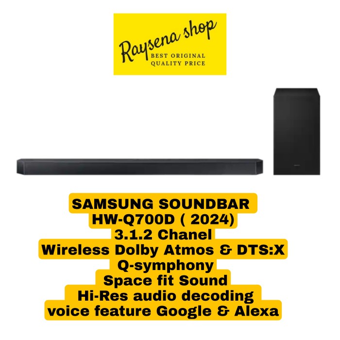 Jual SAMSUNG HW-Q700D / Q700D WIRELESS ATMOS SOUNDBAR 2024 series ...