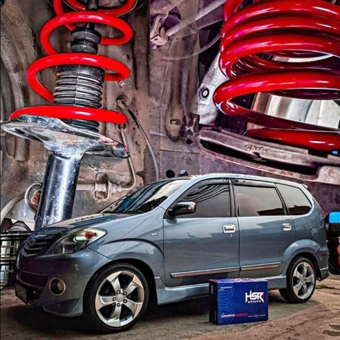 Jual LOWERING KIT HSR BLUE TOYOTA AVANZA/TERIOS/RUSH 2012-2020 Ceper ...