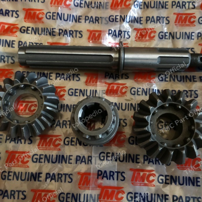 Jual Gear Set Gearbox Maju Mundur Motor Roda Tiga 15T As 20Mm | Shopee ...