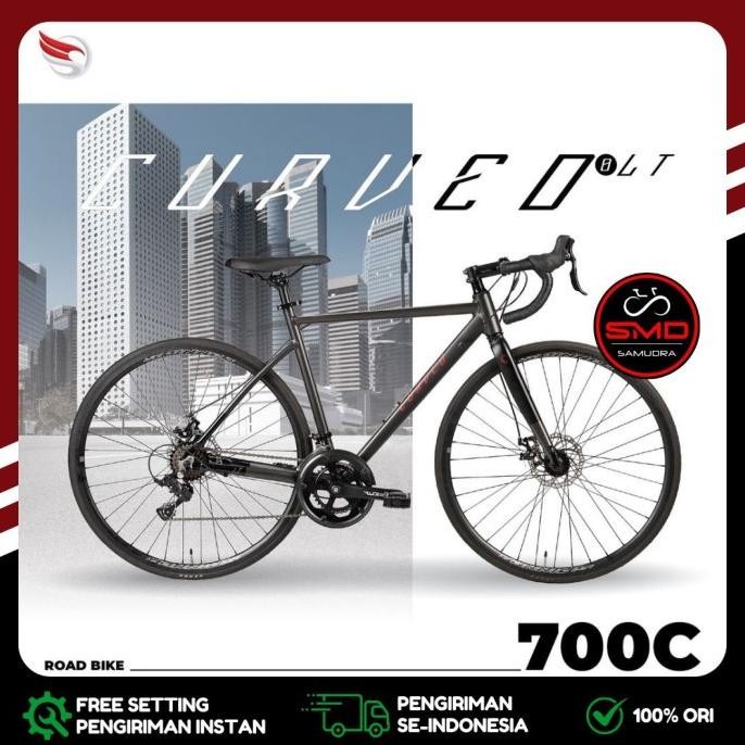 Jual Sepeda Balap RoadBike 700C Merk Element Curved LT Allumunium Alloy ...