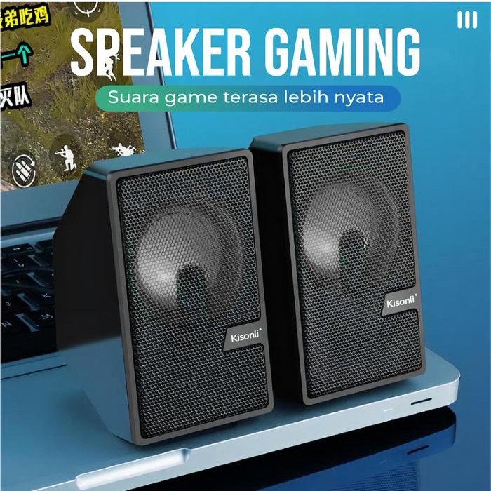 Jual Indocapture - Kisonli Gaming Spiker Speaker Laptop / Komputer S555 ...