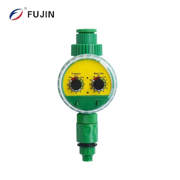 Jual Double dial code dry battery motor valve water timer for house ...
