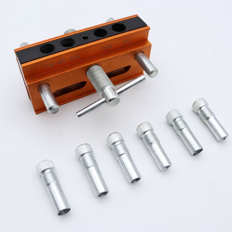 Jual Self Centering Doweling Jig Kits Drill Jig For Straight Holes ...