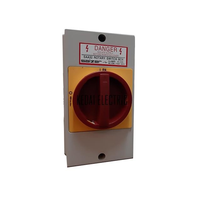 Jual TOP SELECTOR SWITCH ON-OFF 63A 3POLE SALZER SAA63 - | Shopee Indonesia