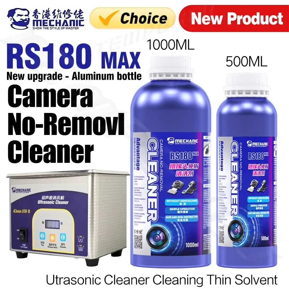 Jual Mechanic Rs180 Max Rear Camera Cleaner Ultrasonic Cleaning Black ...