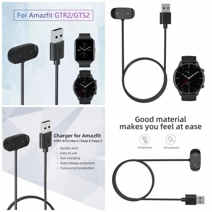 2 Caricatori Magnetici Per Smartwatch - Compatibile Con GTS, GTR, Bip U