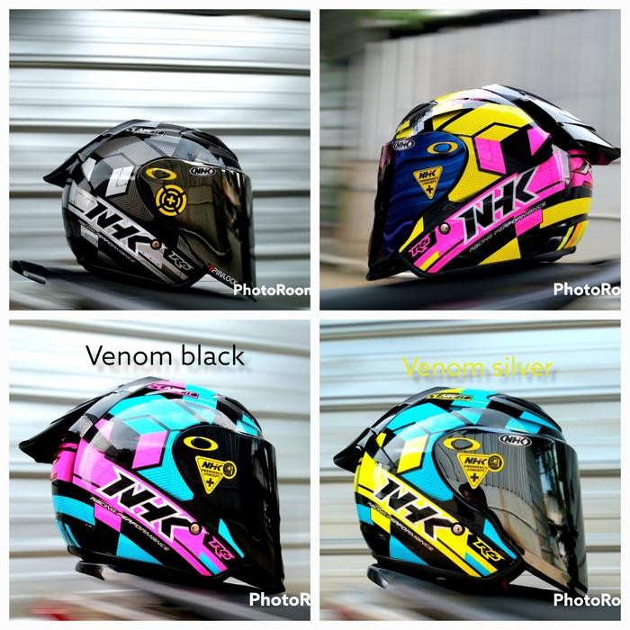 Jual PREMIUM NHK R6 MOTIF CUBE PAKET GANTENG VENOM VISOR PNP WITH ...