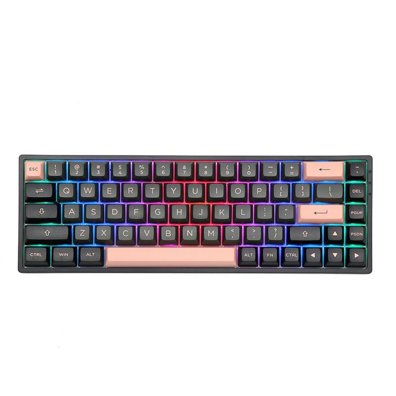 Jual New!!! 3068B Black & Pink ASA 65% Layout 68 Keys Bluetooth Hot ...