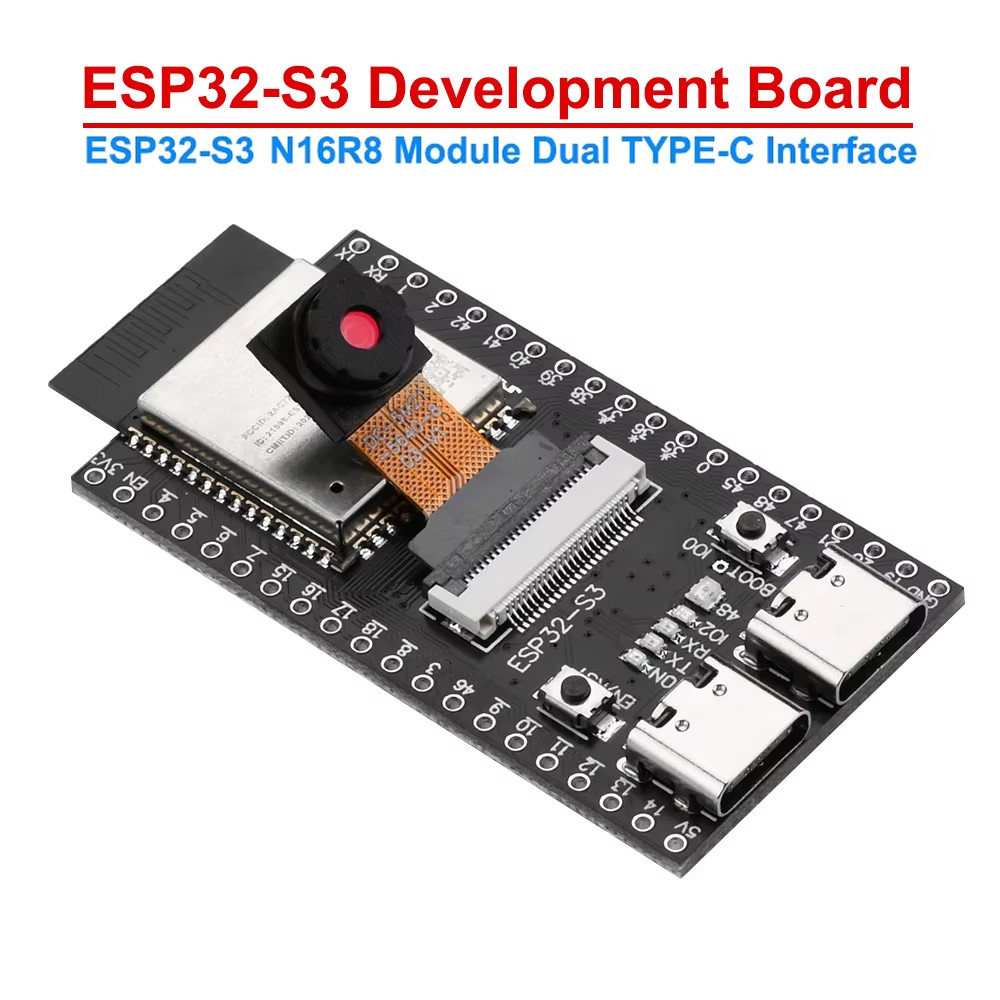 Jual ESP32-S3 CAM development board WiFi Bluetooth module onboard ESP32 ...