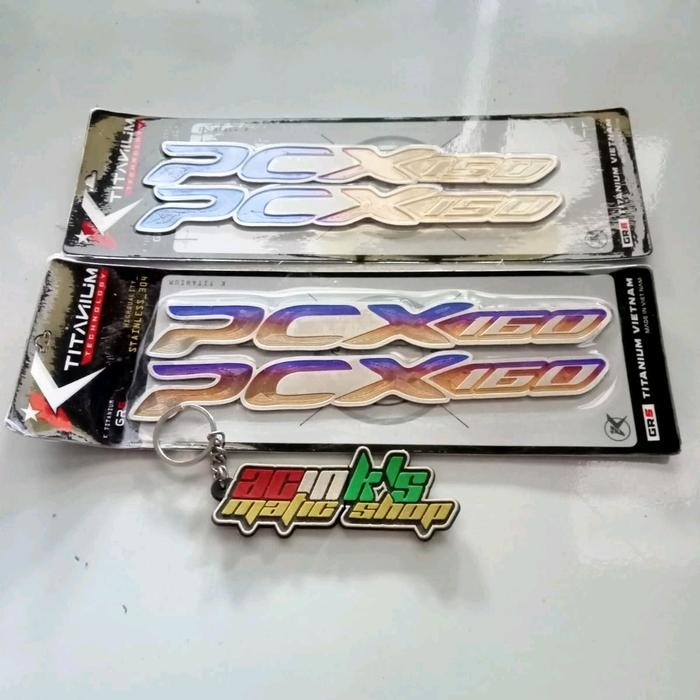 Jual PREMIUM EMBLEM BODY PCX 150 PCX 160 TITANIUM VIETNAM ORIGINAL ...