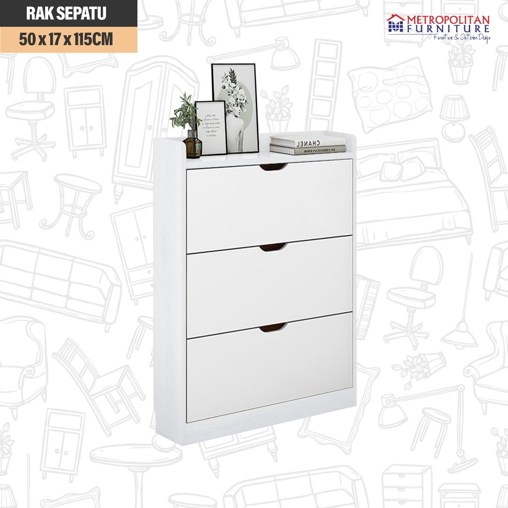 Jual Ruparupa Craft Lemari Rak Sepatu Mee Do Shoe Cabinet Rack ...