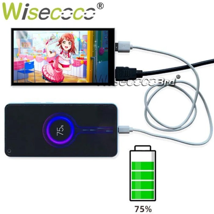 Jual Wisecoco 6 Inch 2K Pocket Monitor 2560x1440 Raspberry Pi Monitor ...