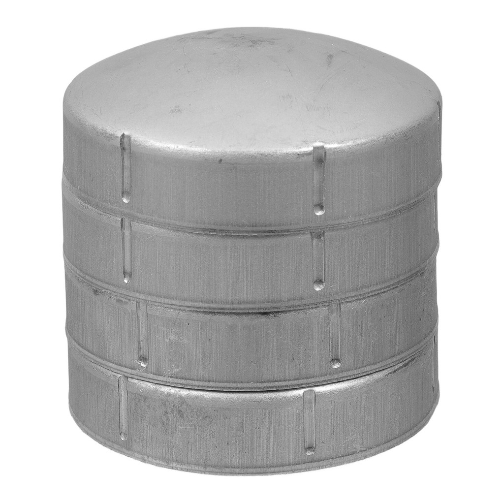 Jual 4 Pcs Guardrail Fence Caps Round Post Covers Metal Tubing Tube ...
