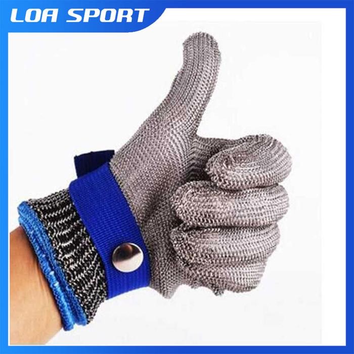 Jual Product Laris Sarung Tangan Anti Sayat Jaring Rantai Besi ...