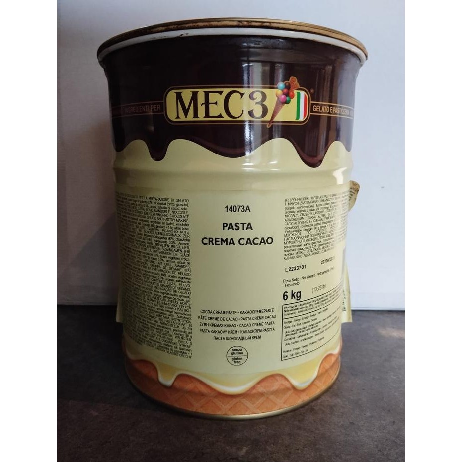 Jual Mec3 Pasta Crema Cacao 200Gr Cocoa Cream Paste Gelato Cake Filling ...