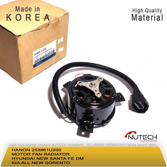 Jual Motor Fan Radiator Hyundai New Santa Fe Santafe Dm Kia All New ...