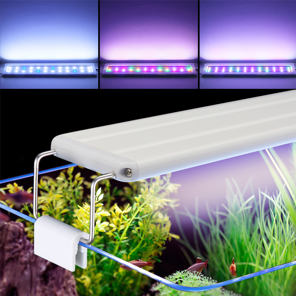 Jual Aquarium Led Light Tube Lamp Rgb Fish Tank Lights Indoor Full ...