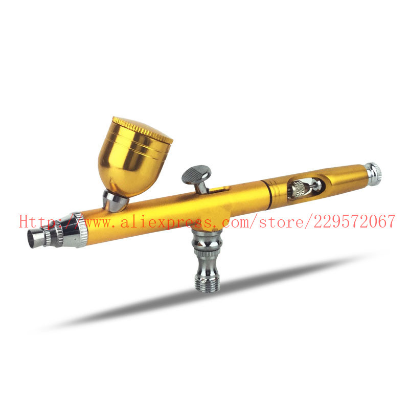 Jual Pistol semprot mini 0.3mm airbrush Gravity Feed pistol semprot cat ...