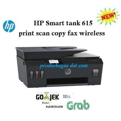 Jual Printer HP Smart tank 615 ink tank print scan copy A4 fax ADF ...