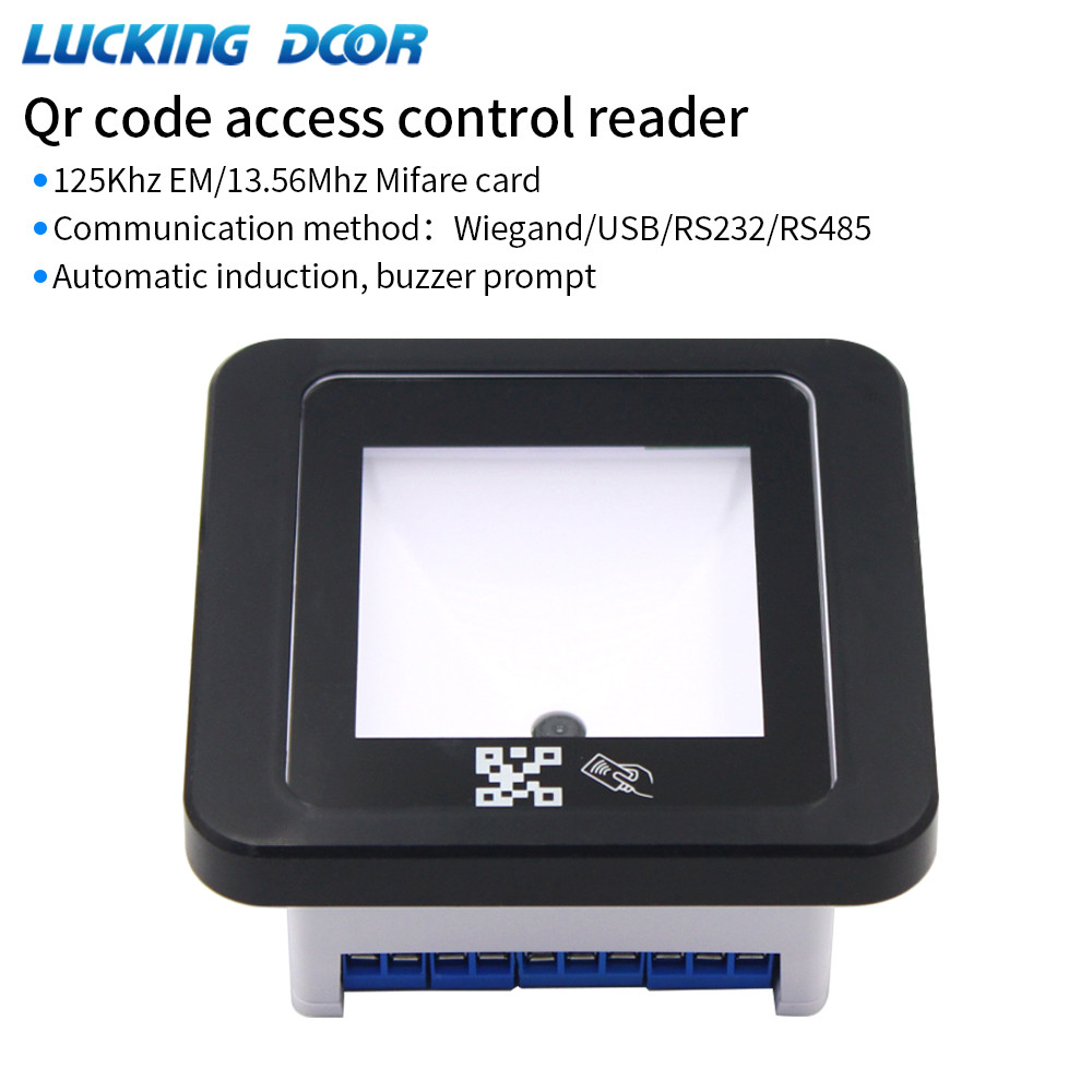 Jual Dc 8-12V Multi-Protocol Access Control Reader - Rfid/Barcode/Qr ...