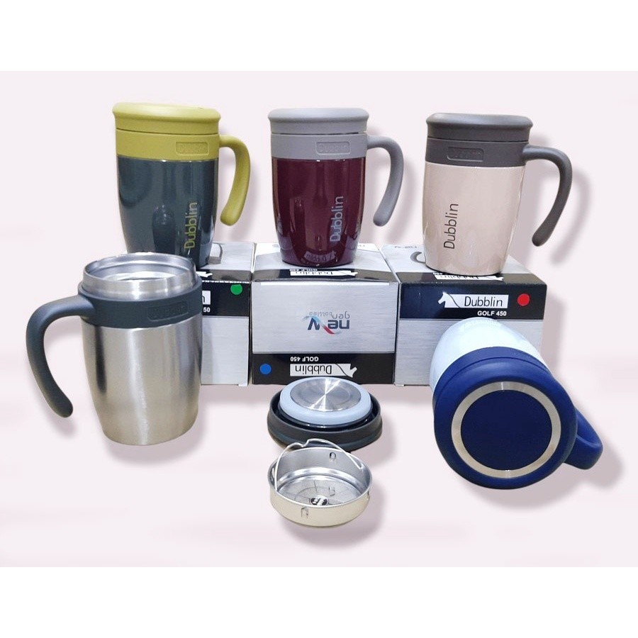 Jual Mug Gelas Cangkir BOTOL By Dubblin GOLF 450ml Tahan panas dingin ...
