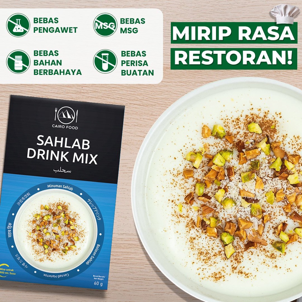 Jual Minuman Sahlab Premium Untuk Profesional - Cairo Food | Shopee ...