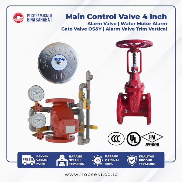 Jual TERBARU! Main Control Valve 4 Inch Viking (MCV Set) With Gate ...