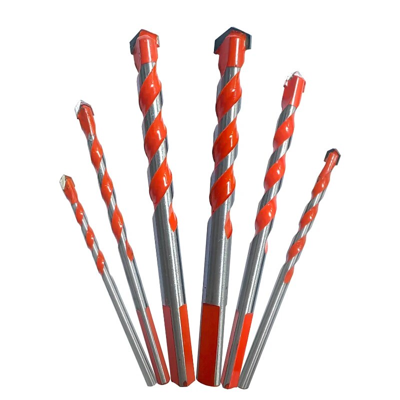 Jual Multifunctional Triangle Drill Bit Set Ceramic Tile Concrete Brick ...
