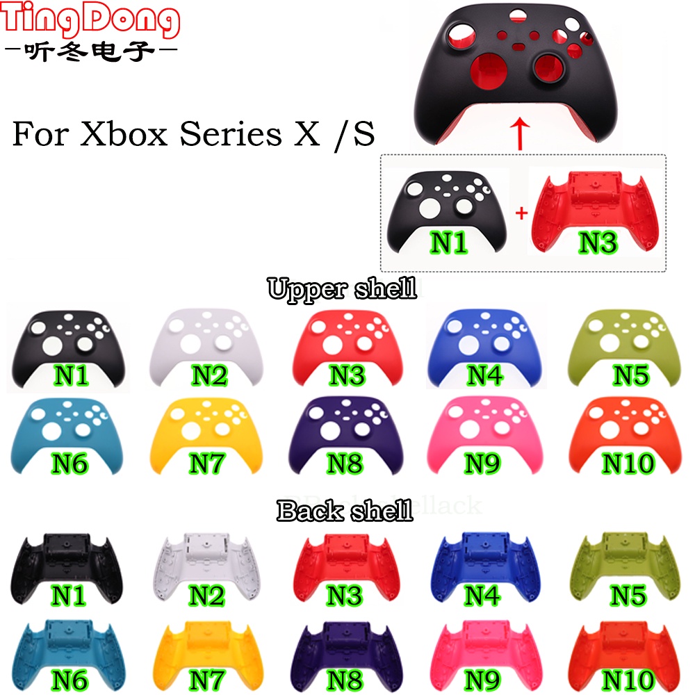 Jual Replacement Front Back Housing Shell Cover Faceplate for X-box ...