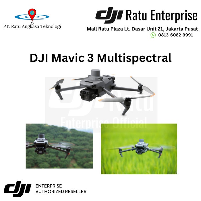 Jual DJI Mavic 3 Multispectral Drone Mapping Pemetaan Hutan Pertanian ...