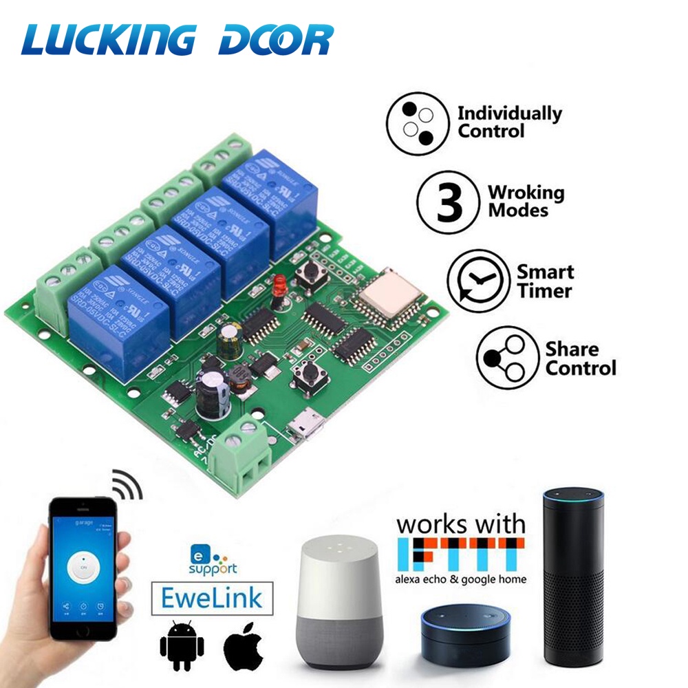 Jual Smart Life Wireless Wifi Switch With Ewelink App Remote Control ...