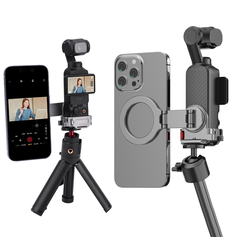 Jual Phone Holder Teleprompter Live Streaming Bracket Camera Expansion ...