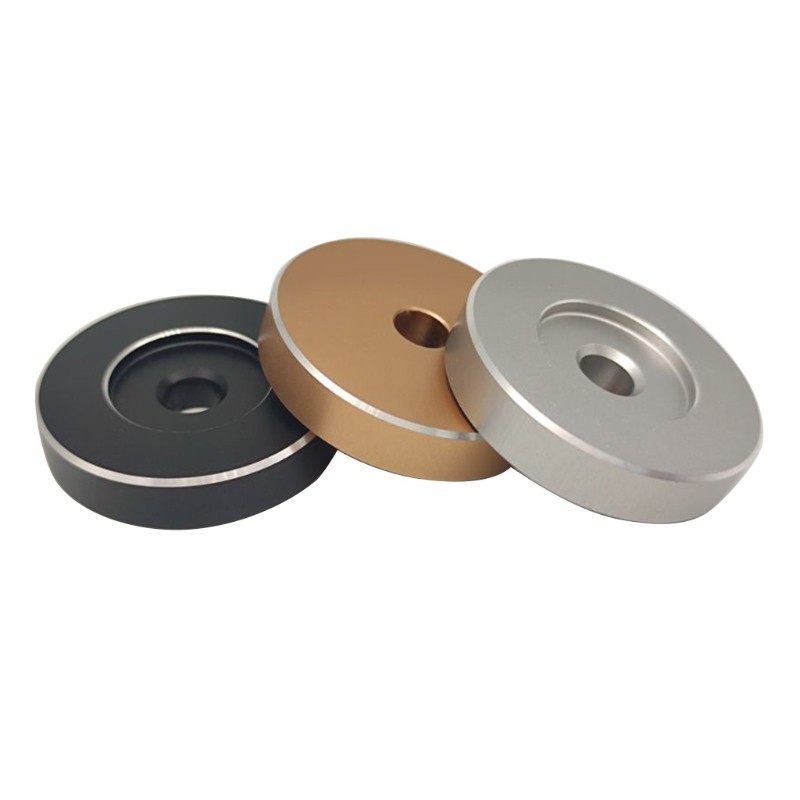 Jual 45 Adapter Aluminum, for 7 inch Vinyl Record Dome 45 Adapter for ...