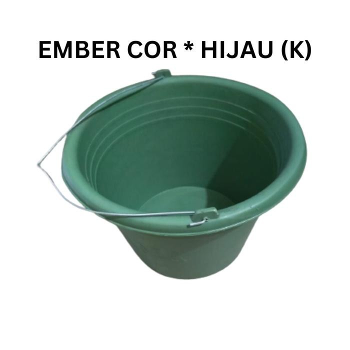 Jual Ember Plastik Hijau | Ember Cor Kuat Anti Pecah | Ember Timba ...