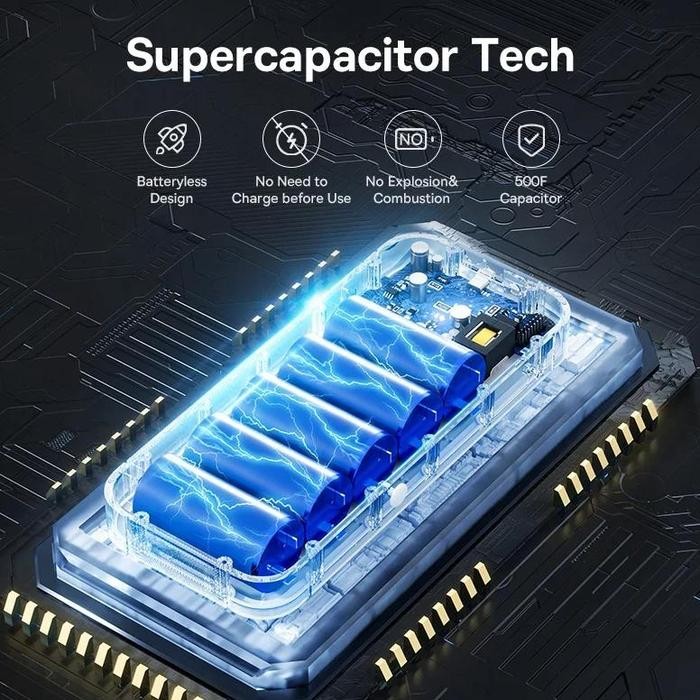 Jual Baseus Super Capacitor Car Jump Starter 3000A Car Booster Device ...