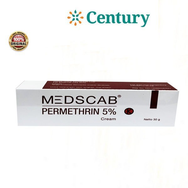 Jual Medscab Cream 30 g / Permethrin / Tungau / Kudis / Kutu | Shopee ...