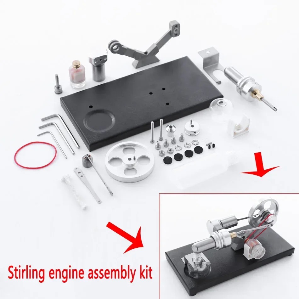 Jual NEW Stirling Engine Model Generator Model DIY Assembly Kit Physics ...