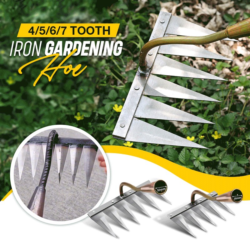 Jual Besi Berkebun Cangkul Penyiangan Rake Alat Pertanian Menggenggam ...