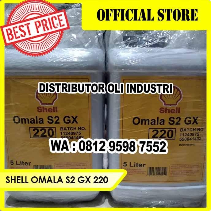 Jual Shell Omala S2 Gx / G 220 ( 5 Liter - Ready Stock ) | Shopee Indonesia