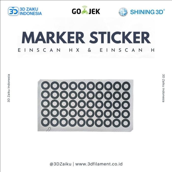 Jual Original Einscan Hx And Einscan H 3D Scanner Marker Sticker ...