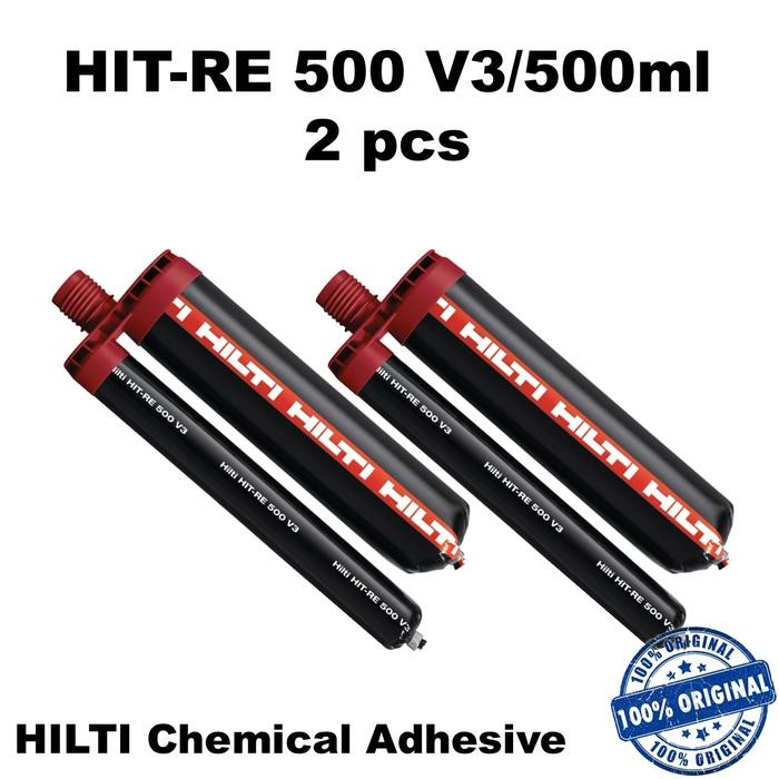 Jual Chemical Hilti Hit Re 500 V3 / 500Ml (2 Pcs / Tube) Hilti Chemical ...