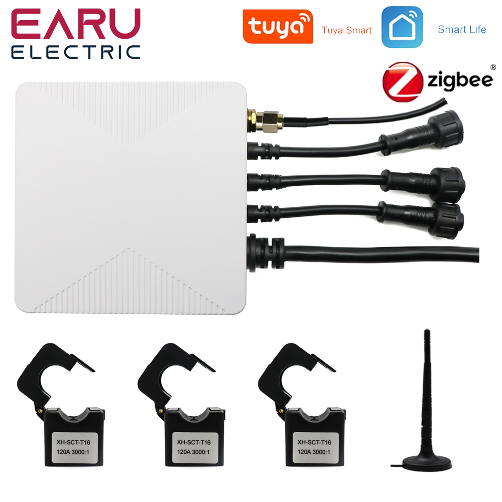 Jual TALEX WiFi ZigBee Smart Energy Meter KWh Power Monitor 3 Phase ...